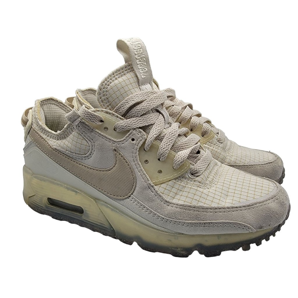 Nike Air Max Terrascape 90 Womens 7 Shoes Light Bone Rattan Cashmere Dc9450-001